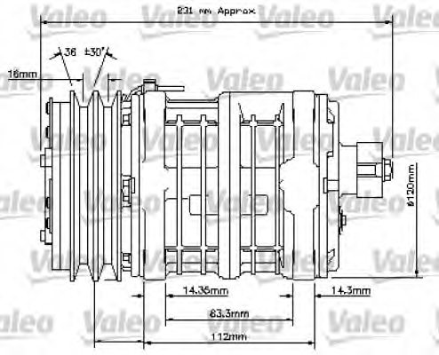 VALEO 815823 Compressor, air conditioning